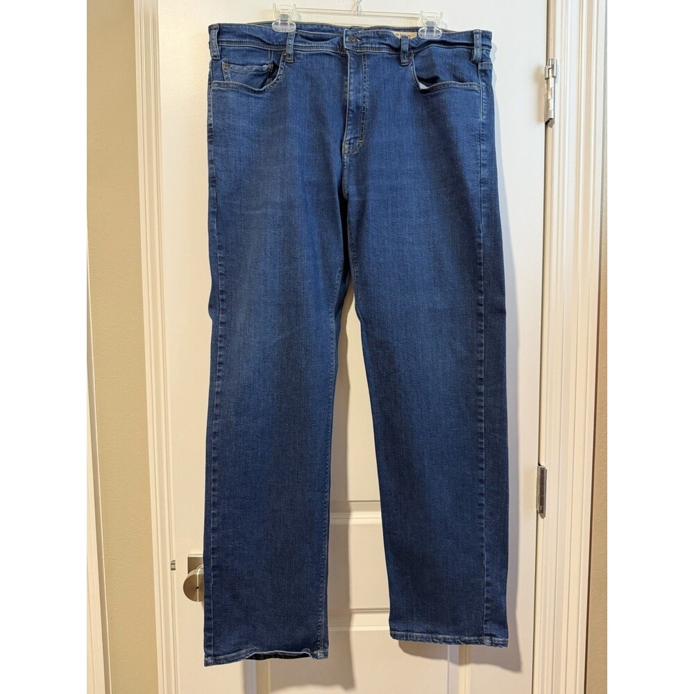 Orvis 1856 2ML2 Men’s Jeans 40x34 Blue Stretch Denim Straight Leg Five Pocket
